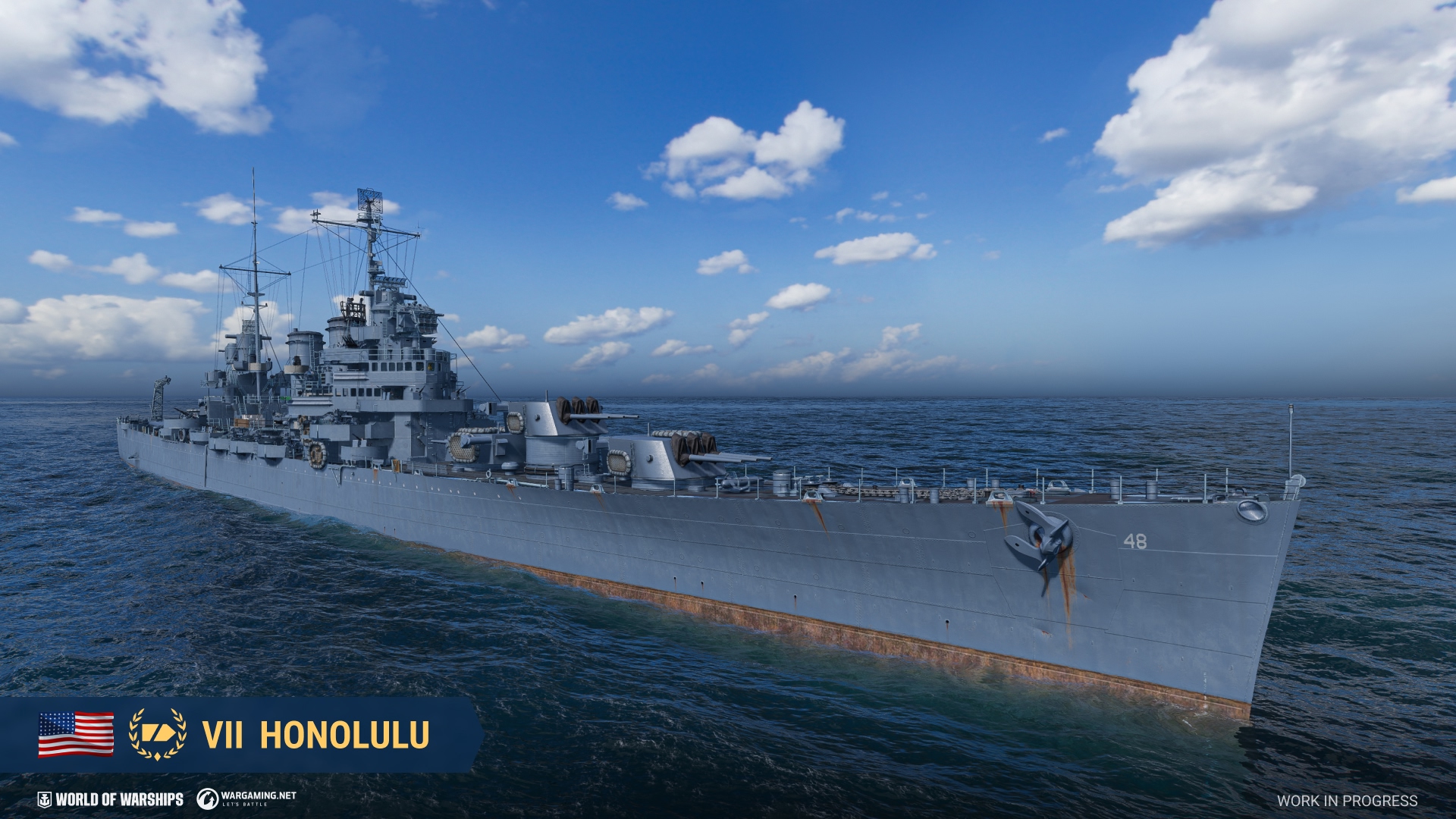 American cruiser Honolulu, Tier VII